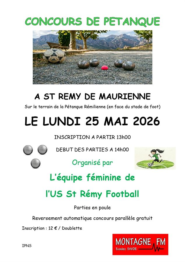 Concours de pétanque_Saint-Rémy-de-Maurienne - Freepik
