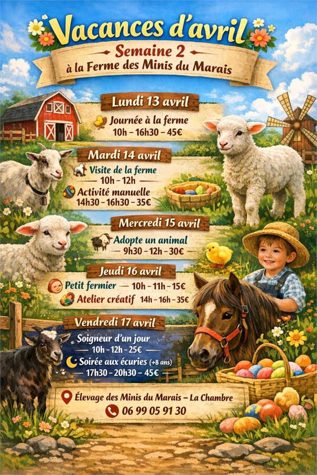 Journée à la ferme - La Ferme des Mini's du Marais_La Chambre - La Ferme des Mini's du Marais