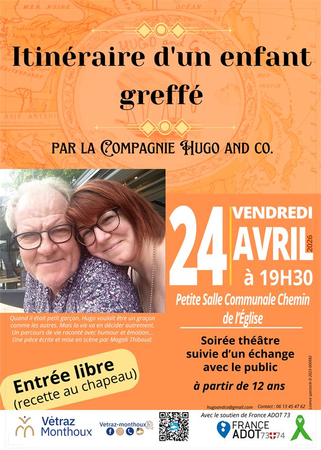 itinéraire d'un enfant greffé - mairie de Vétraz-Monthoux