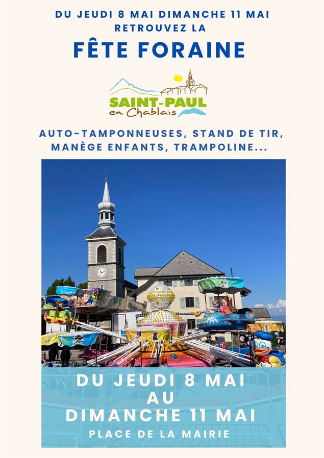affiche de l'évènement - mairie de St Paul