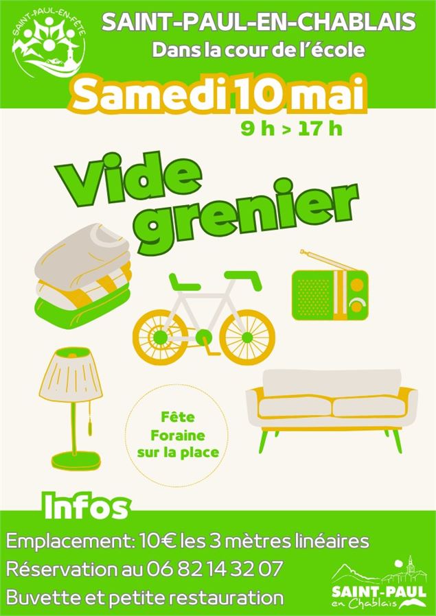 affiche de l'évènement - mairie de St Paul