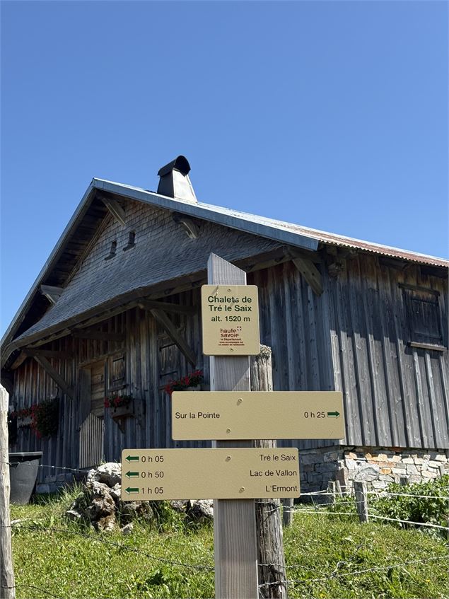 Chalets de Tré le Saix - OT Alpes du Léman