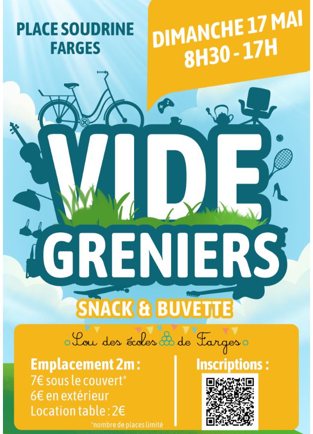 VIDE GRENIERS DE FARGES - Pixabay