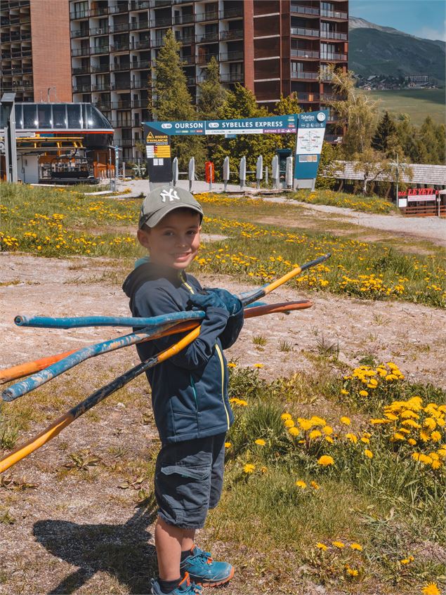 Ramassage des déchets au Corbier - Office de Tourisme Le Corbier