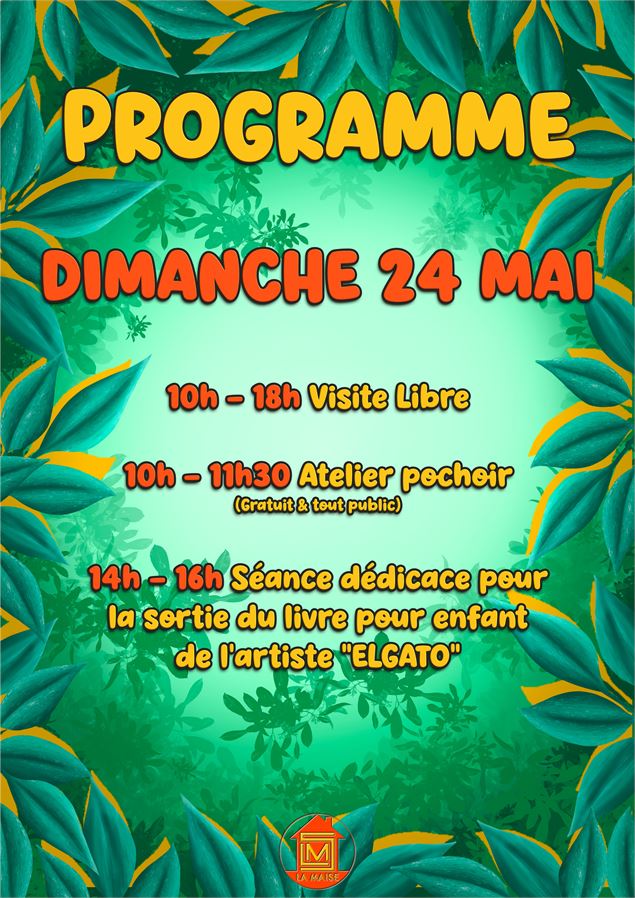 Programme dimanche - La Maise