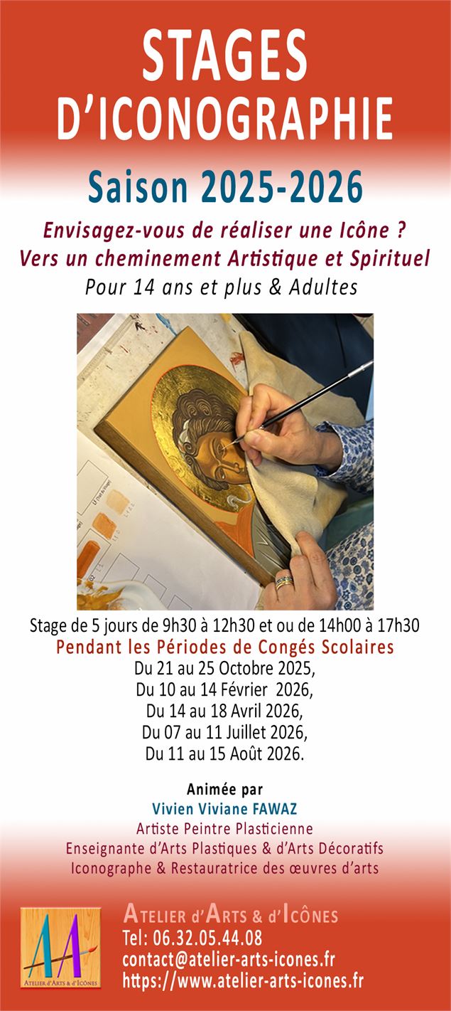 plaquette informative - Fawaz - Atelier Arts et Icones