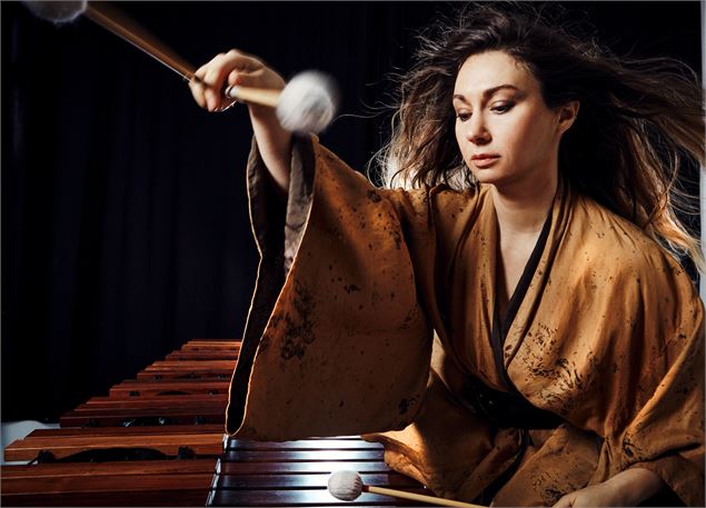 Les Rondes de nuit à l’Abbaye | Percu’Impulse | Concert de Vassilena Serafimova, percussionniste et 