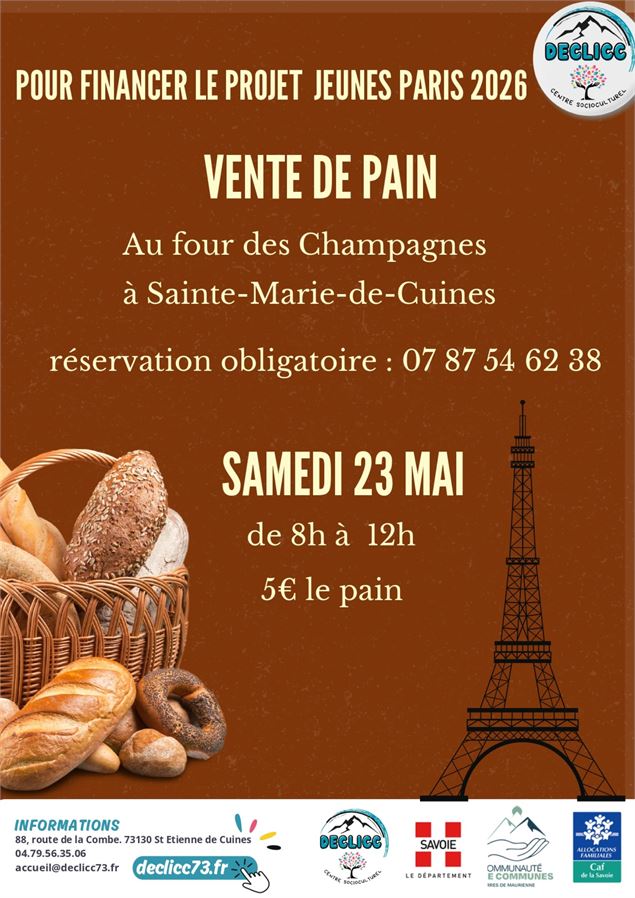 Declicc - Vente de pain_Sainte-Marie-de-Cuines - Pixabay
