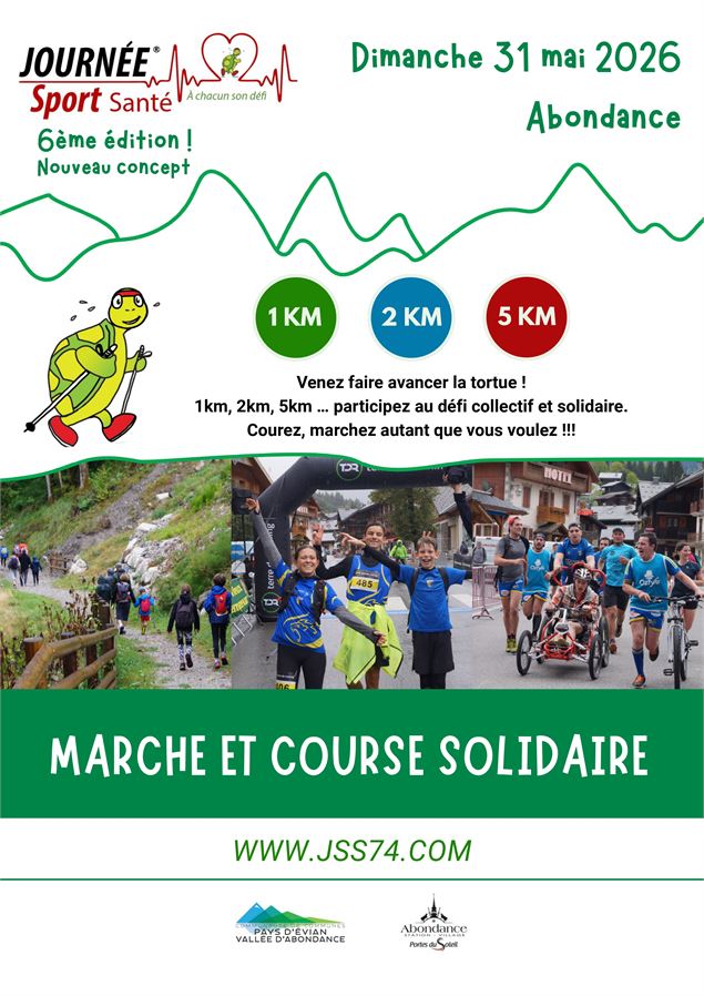 Affiche journée sport santé 74 - JSS74