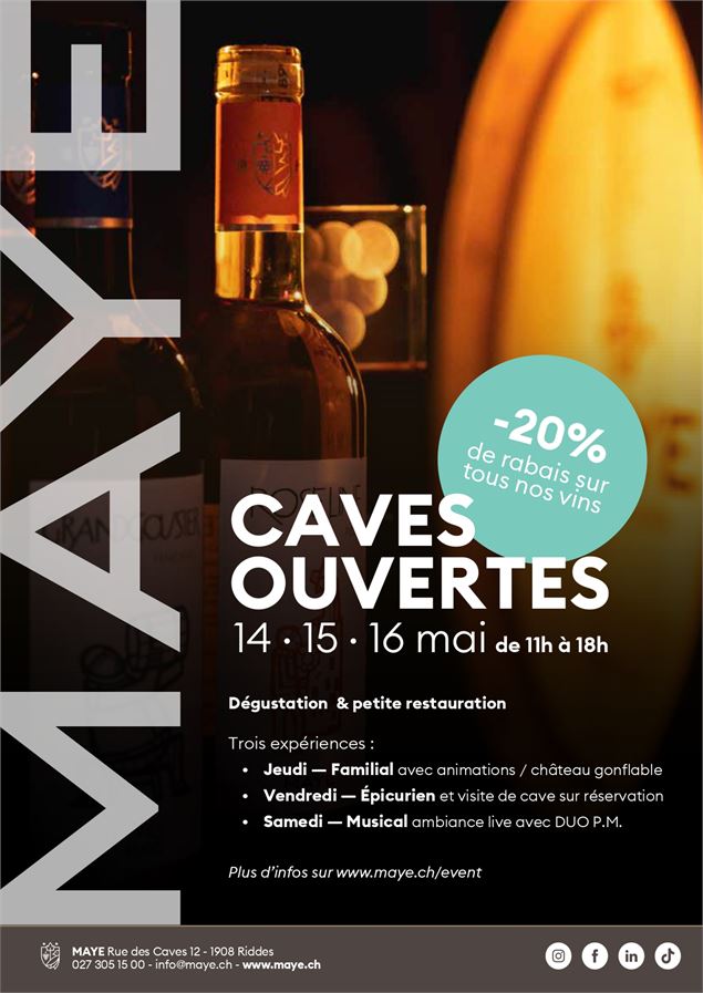 Caves ouvertes des vins du Valais_Riddes