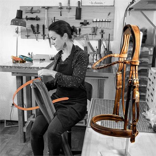 Visite de l'atelier d'Epic Sellerie_Châtillon-sur-Chalaronne - Emilie Paradis