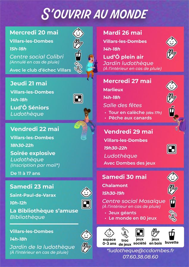 Il s'agit du programme détaillé de l'évènement - CScolibri