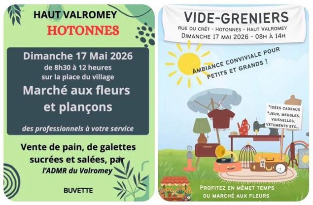 Marché aux fleurs à Hotonnes_Haut Valromey - Catherine Rivière