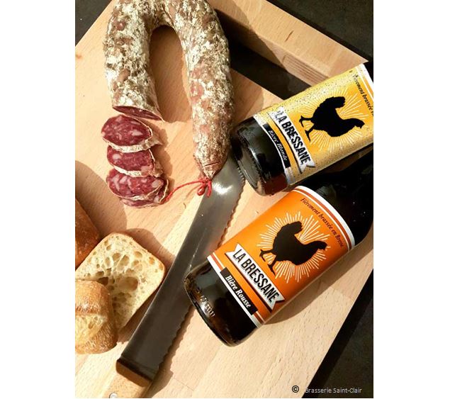 Saucisson bières - ©Brasserie Saint-Clair