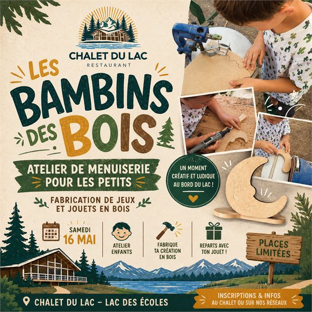 Bambins des bois au lac - les gets tourisme