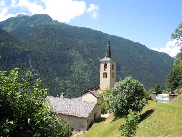 L'église paroissiale de Montvalezan - ©CCHT