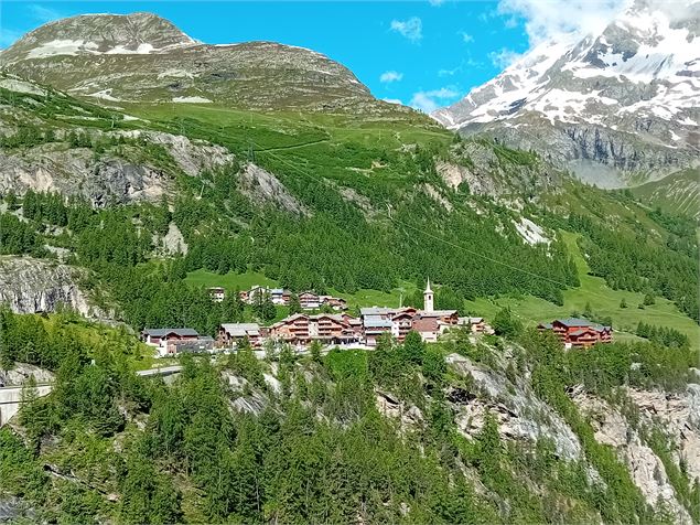 Vue de Tignes 1800 - ©collection Capucine Favre