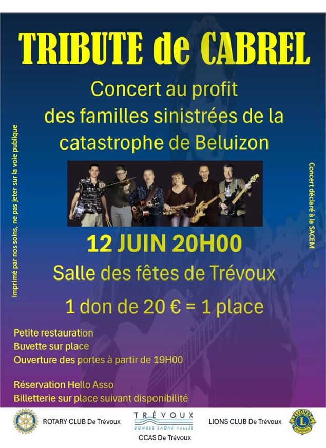 Tribute de Cabrel - DR
