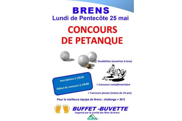Concours de pétanque_Brens - Gilles Astier