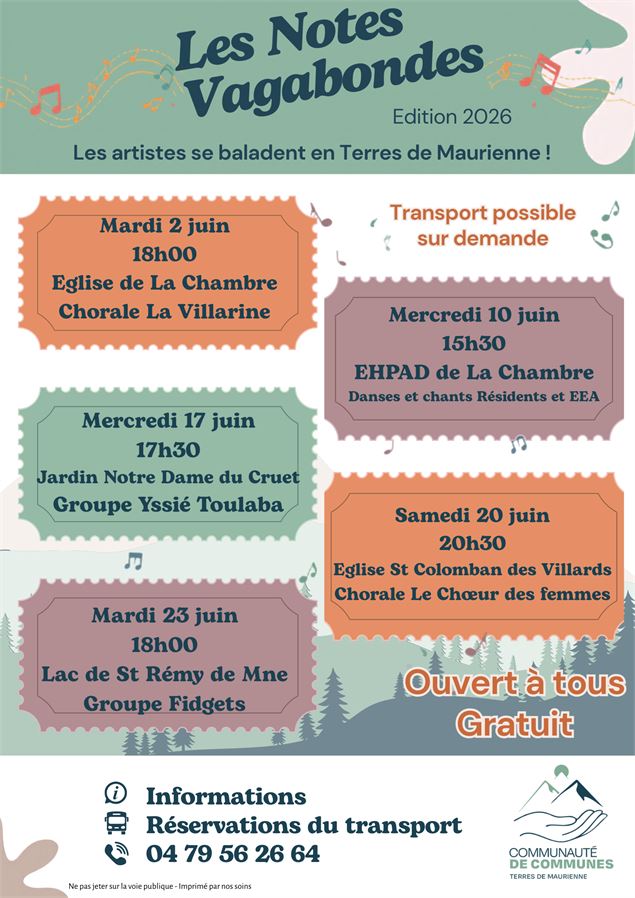 Festival Les Notes Vagabondes - Chorale La Villarine_La Chambre - Le Petit Villarin