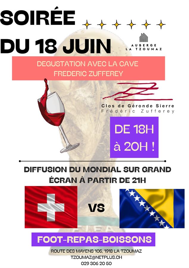 Soirée 18 juin - aubergelatzoumaz