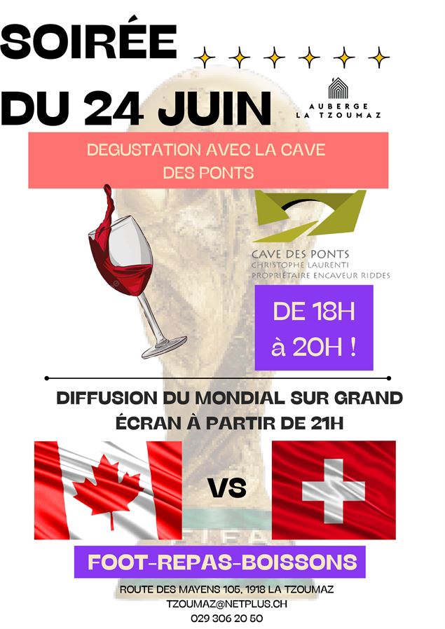 Soirée 24 juin - aubergelatzoumaz