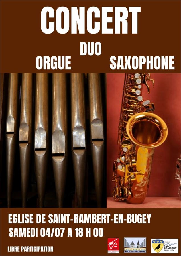 Concert duo orgue-saxophone_Saint-Rambert-en-Bugey - Sonnery Pascal
