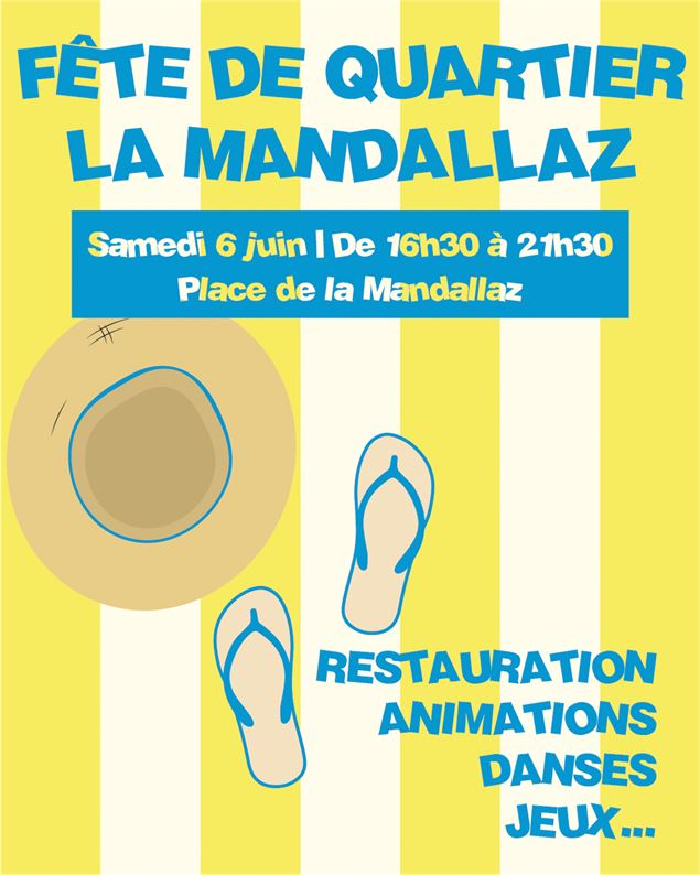 Fête de quartier à la Mandallaz_Annecy - Facebook - MJC Archipel Sud