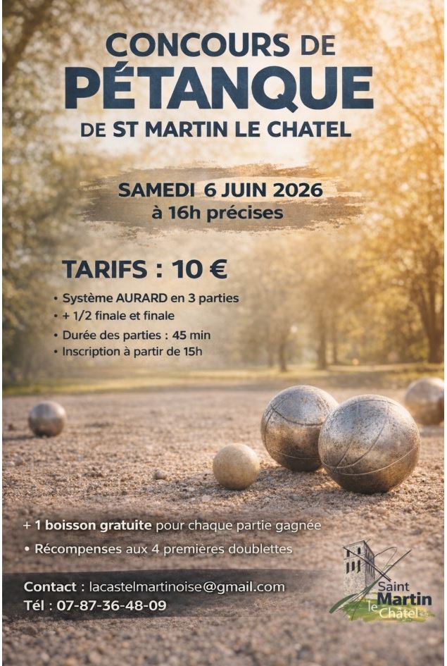 Affiche 2026 - ©La Castel Martinoise
