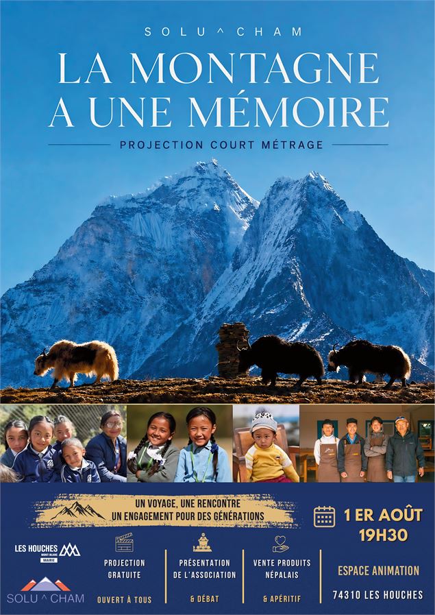 Projection - La Montagne a une Mémoire_Les Houches