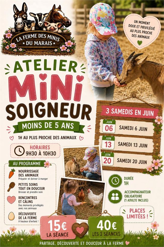 Affiche - La Ferme des Mini's du Marais