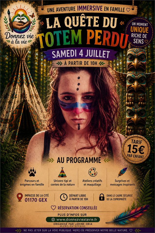 Affiche événement  - donnez vie à la vie