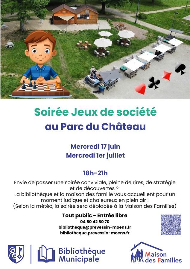 Soirée Jeux de société - Pixabay