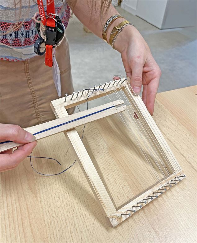 Visite-atelier 10-14 ans - Tisser à l'âge du Bronze_Chambéry - Solenne Paul - Département de la Savo
