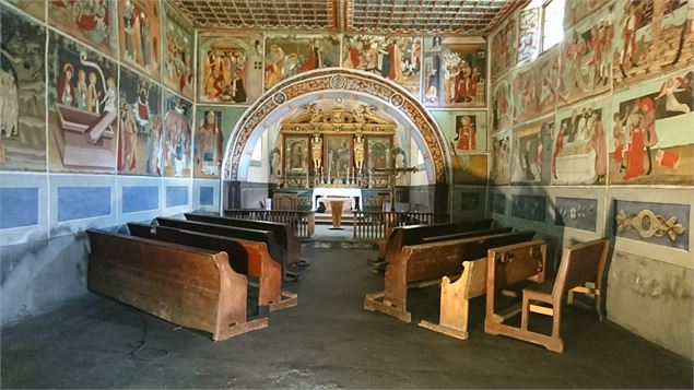 Peintures murales de la chapelle st Sébastien - JF Durand
