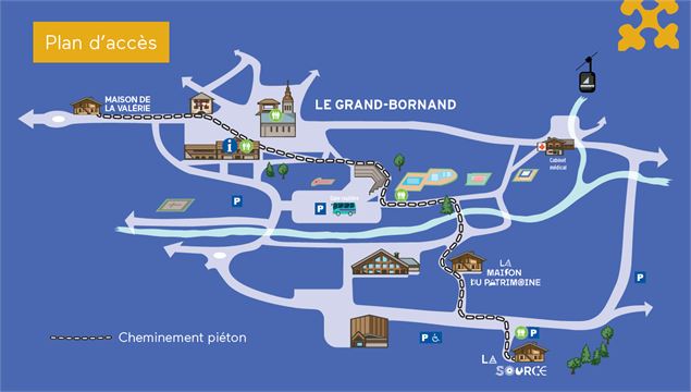 Plan du village - L. Lagarde