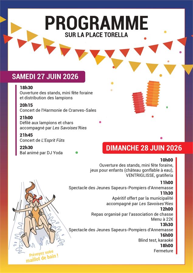 Programme de la St Jean 2026 - @mairie cranves-sales