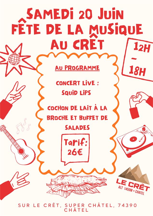 Fête de la Musique au Crêt - J. Lispet