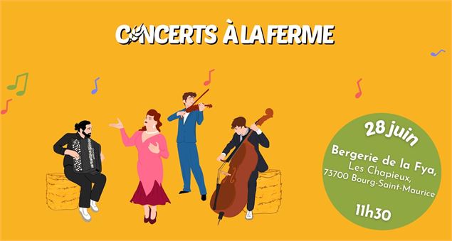 Détail affiche Concerts à la Ferme - BSM