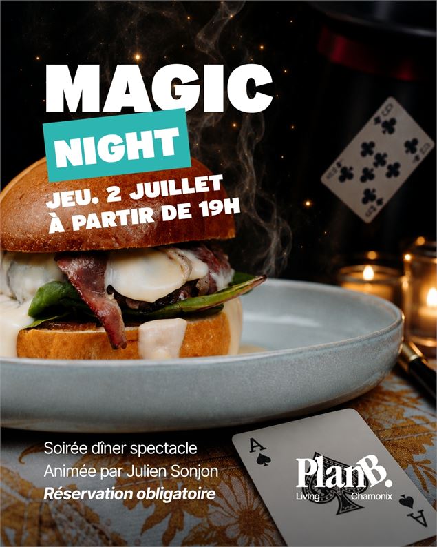 Dîner-spectacle de magie