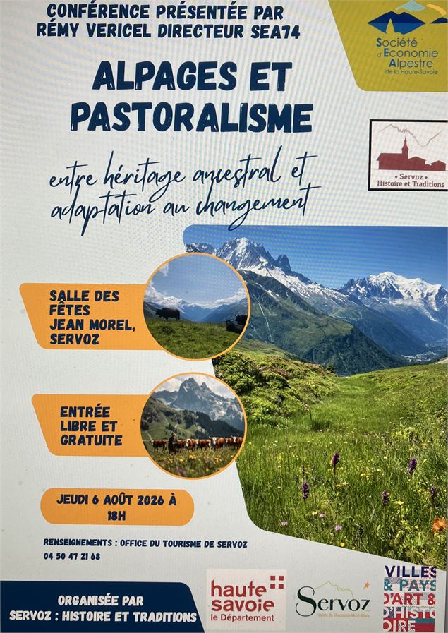 Affiche de la conférence - SEA Haute Savoie