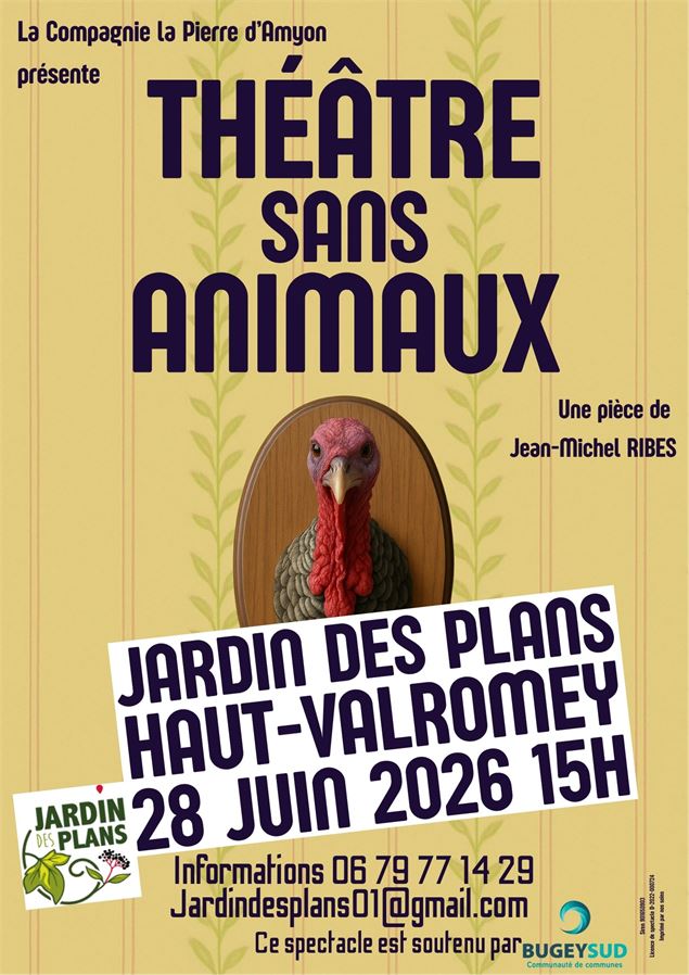 Théatre sans animaux - jardin des plans