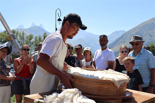 Démonstration de fromage