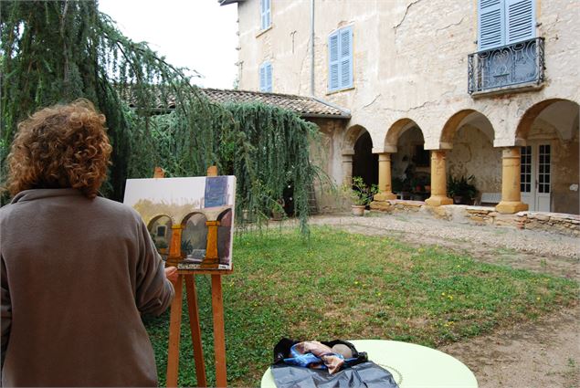 Les toiles vagabondes, 5ème festival de peinture en plein air_Thoissey