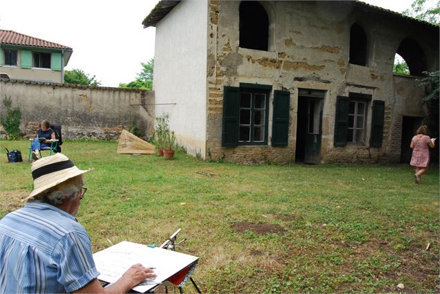 Les toiles vagabondes, 5ème festival de peinture en plein air_Thoissey
