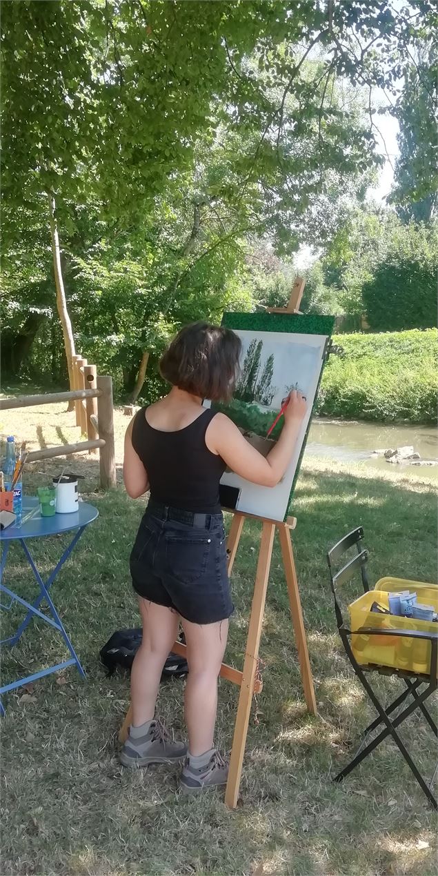 Les toiles vagabondes, festival de peinture en plein air