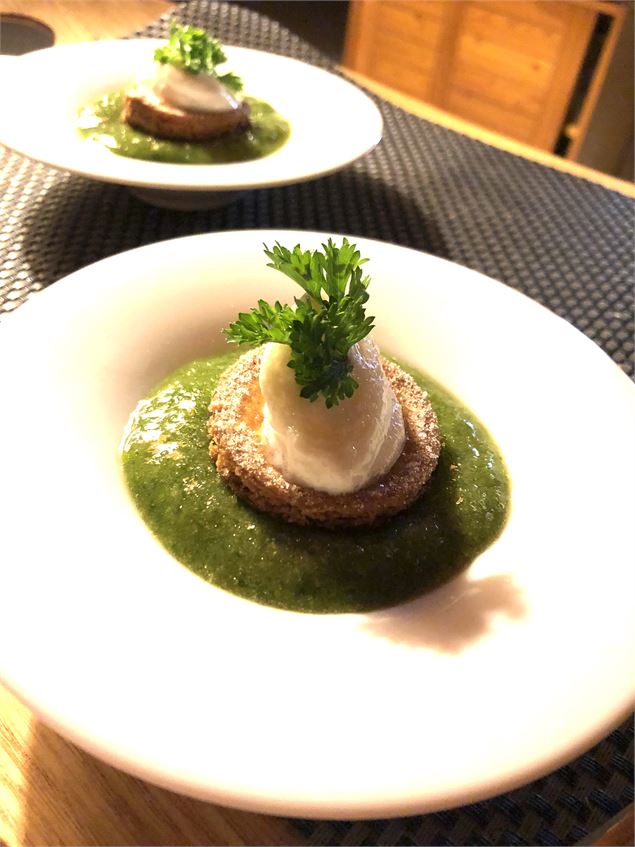 dessert au persil - Au coeur de la table de Katia