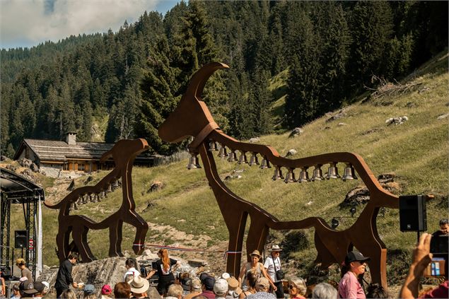 Jour de fête au village des chèvres