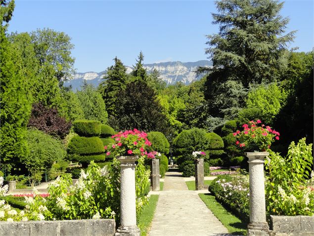 Le Bourget-du-Lac, prieuré, jardins - ©D. Dereani, Fondation Facim