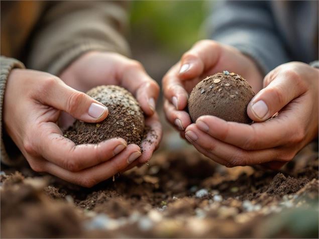 mains fabricant des boules de terre - OTHMV